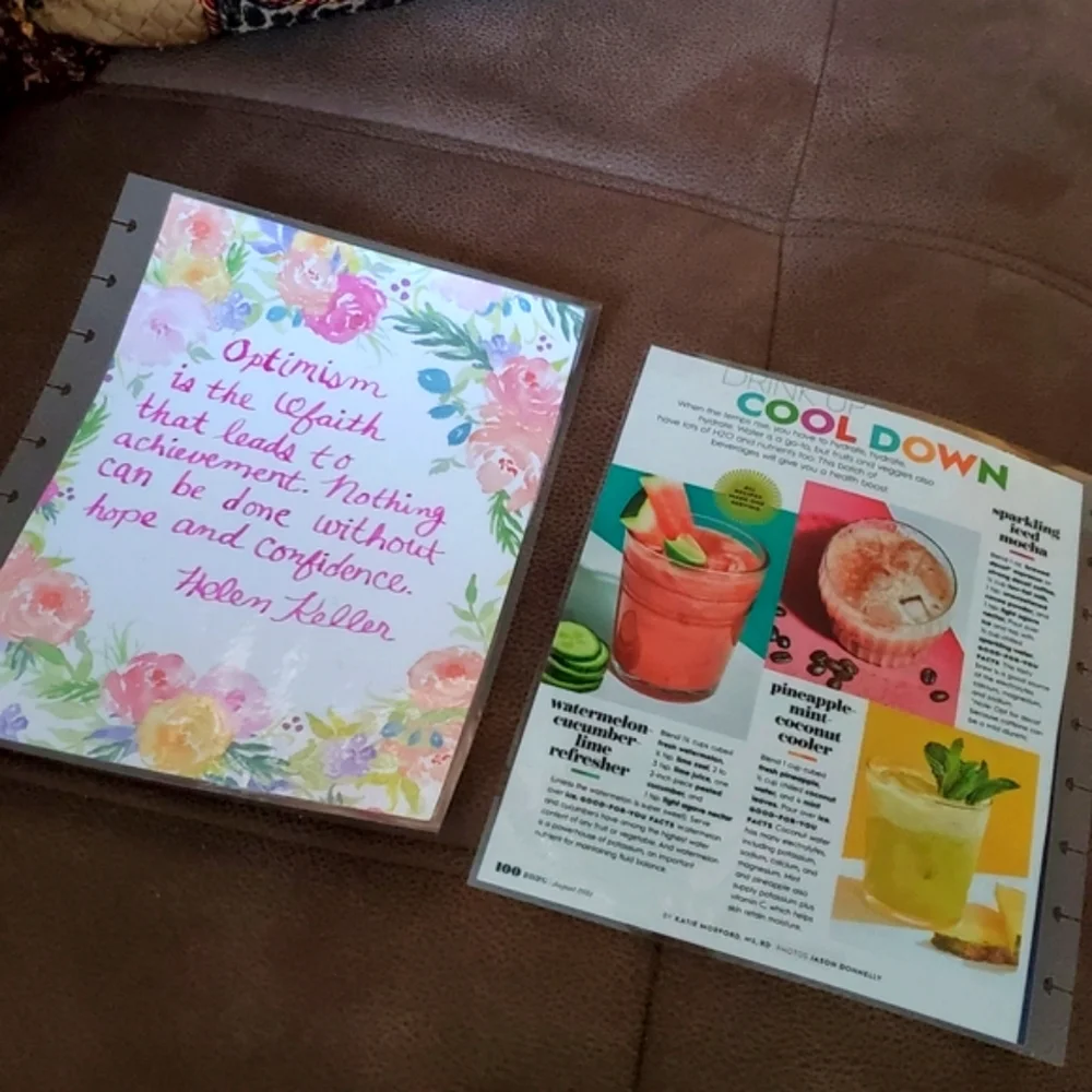 Homemade cover for your Classic size Disc Bound Planner